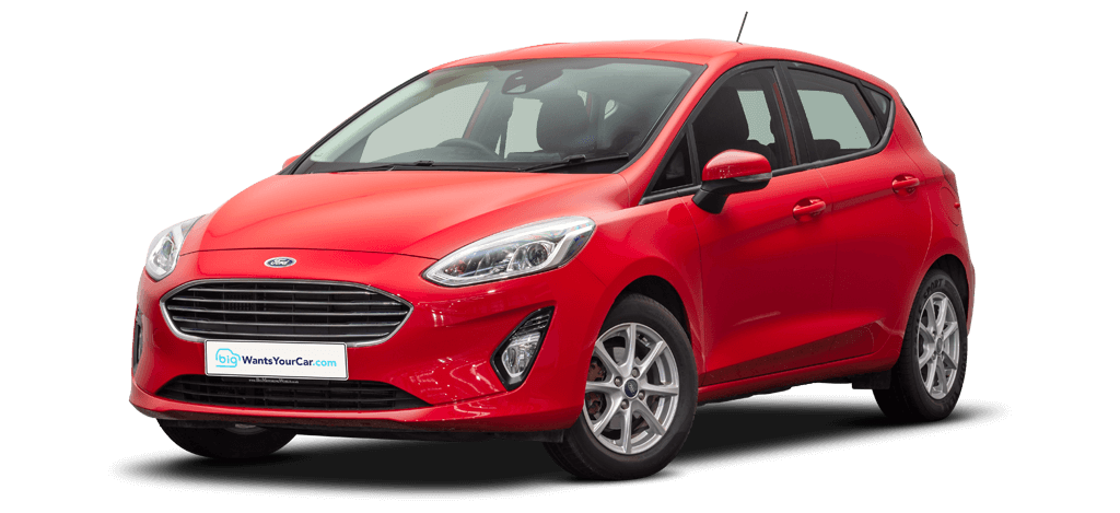 Ford Fiesta in red