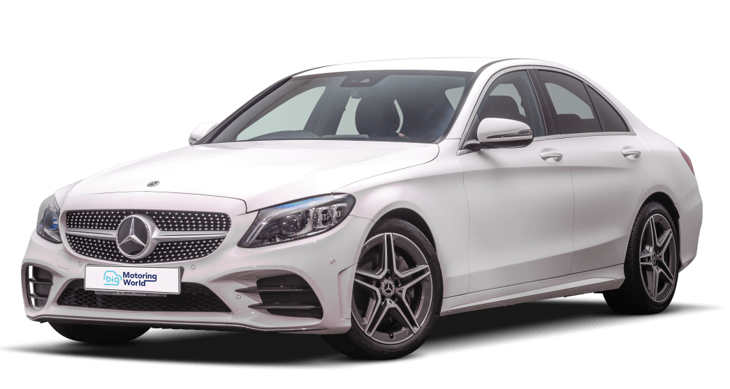 white c class saloon Large